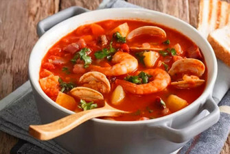 CALDO DE MARISCOS