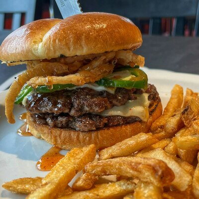 Trio Jalapeno Crunch Burger