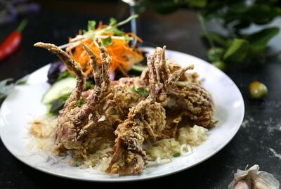 GARLIC &  PEPPER SOFT SHELL CRAB