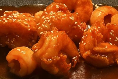 Prawn and Lychee (Sweet & Sour)