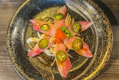 Hamachi Carpaccio (6pc)