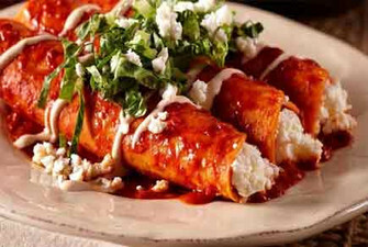 VEGETARIAN ENCHILADAS