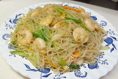 50. 虾炒米粉 Shrimp Chow Mei Fun