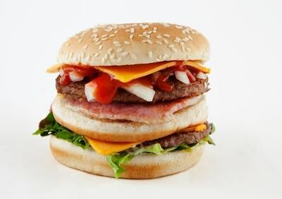 Double Burger with Cheese & Bacon Meal