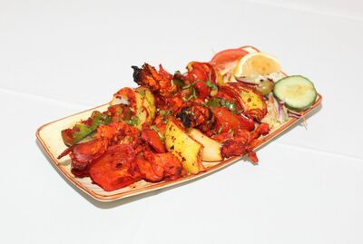 Tandoori King Prawn Shashlik 🧅🫑🍅🦞