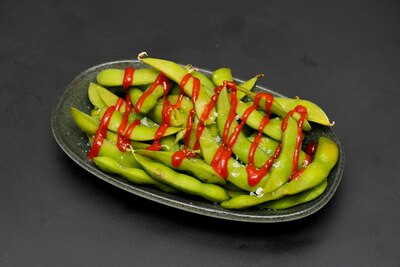 Spicy Edamame (V)