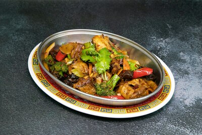 Lamb Chops in Hot Dry Pot 干锅羊排