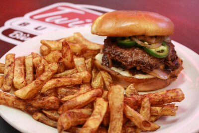 Trio Spicy Shroomer Burger