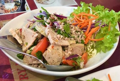 PORK ROLL SALAD  (YUM MOO YOR) 🌶️