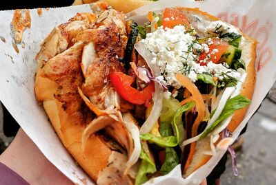 Kebab con Queso