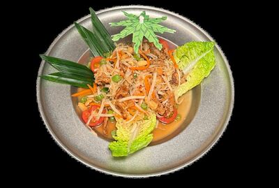 Papaya Salad with Soft Shell Crab