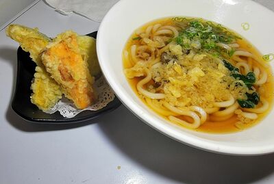 Udon Soup w/ Vegetable Tempura