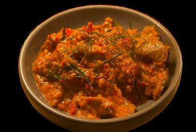 Thick Beef Curry in Sweet Peanut Sauce