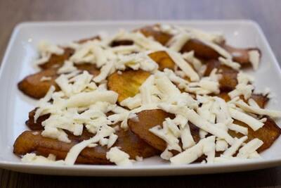 Tajadas con queso