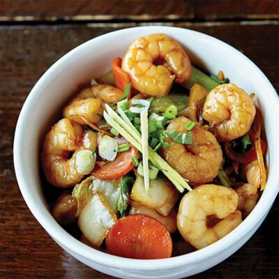 Prawn in Ginger